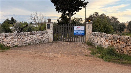 Villa In Fase Di Ristrutturazione, 4 Vani, Trullo e Garage. Poco Distante.